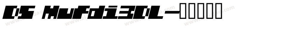 DS Mufdi3DL字体转换